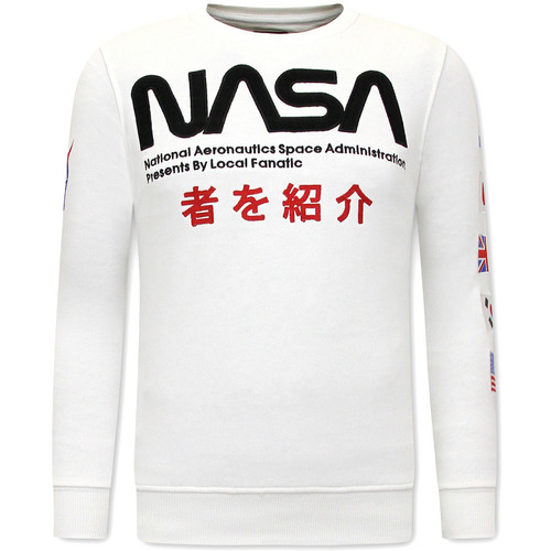 Kleidung Herren Sweatshirts Local Fanatic NASA International Weiss