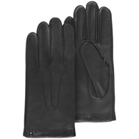 Accessoires Herren Handschuhe Isotoner homme gants cuir cachemire et soie noir 69077 Schwarz