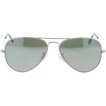 Uhren & Schmuck Sonnenbrillen Ray-ban Aviator-Sonnenbrille RB3025 W3277 Silbern