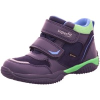 Schuhe Jungen Stiefel Superfit Klettstiefel 1-009385-8010 Blau