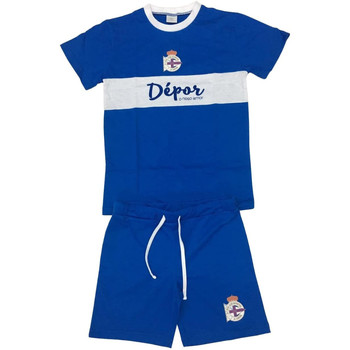 Kleidung Kinder Pyjamas/ Nachthemden Deportivo A Coruña 69272 Blau