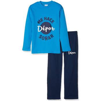 Kleidung Kinder Pyjamas/ Nachthemden Deportivo A Coruña 69273 Blau