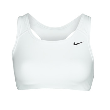 Kleidung Damen Sport BHs Nike Swoosh Medium-Support Non-Padded Sports Bra Weiss / Schwarz