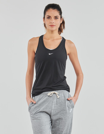 Kleidung Damen Tops Nike Slim Fit Tank Schwarz / Weiss