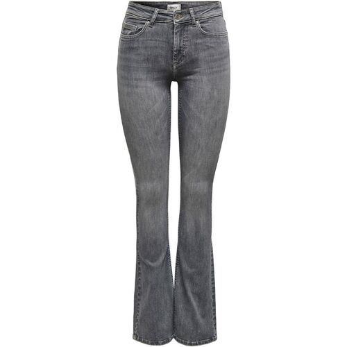 Kleidung Damen Slim Fit Jeans Only 15233721 Grau