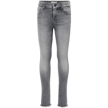 Kleidung Mädchen Jeans Only 15173843 BLUSH-GREY DENIM Grau