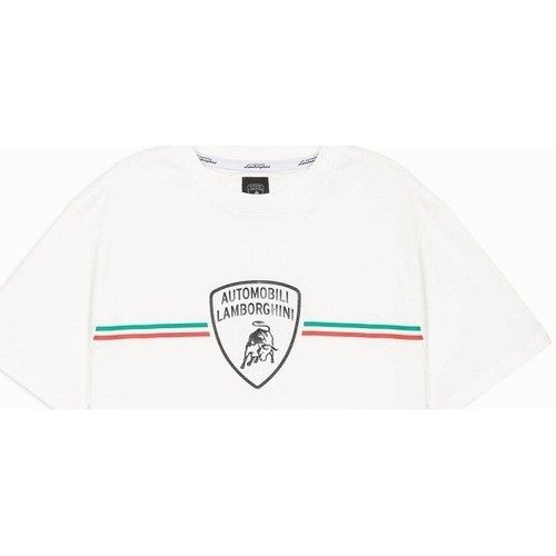 Kleidung Herren T-Shirts & Poloshirts Lamborghini MAGLIETTE Weiss