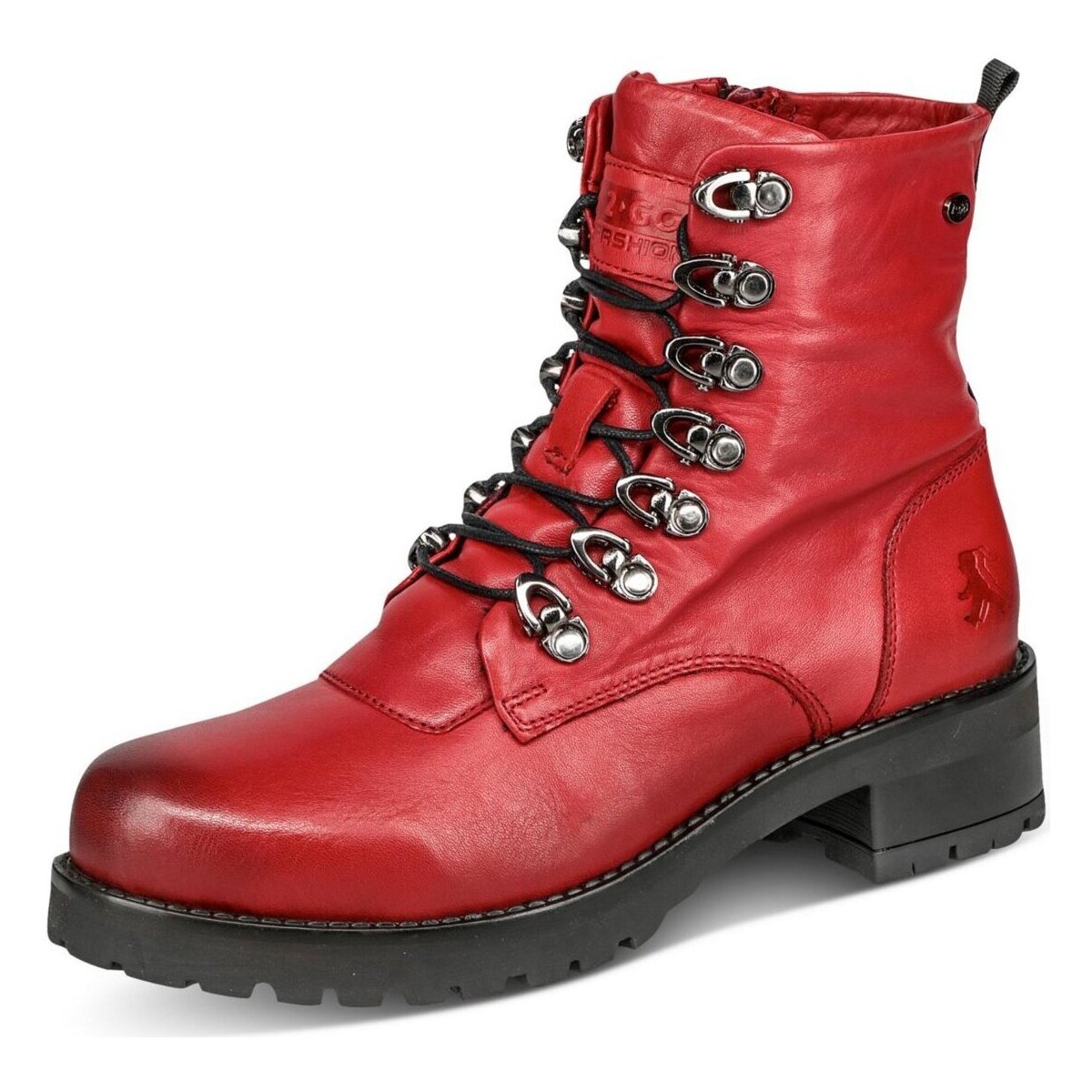 Schuhe Damen Stiefel 2 Go Fashion Stiefeletten 8030503-5 Rot