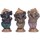 Home Statuetten und Figuren Signes Grimalt Figur Ganesha 3 Einheiten Multicolor