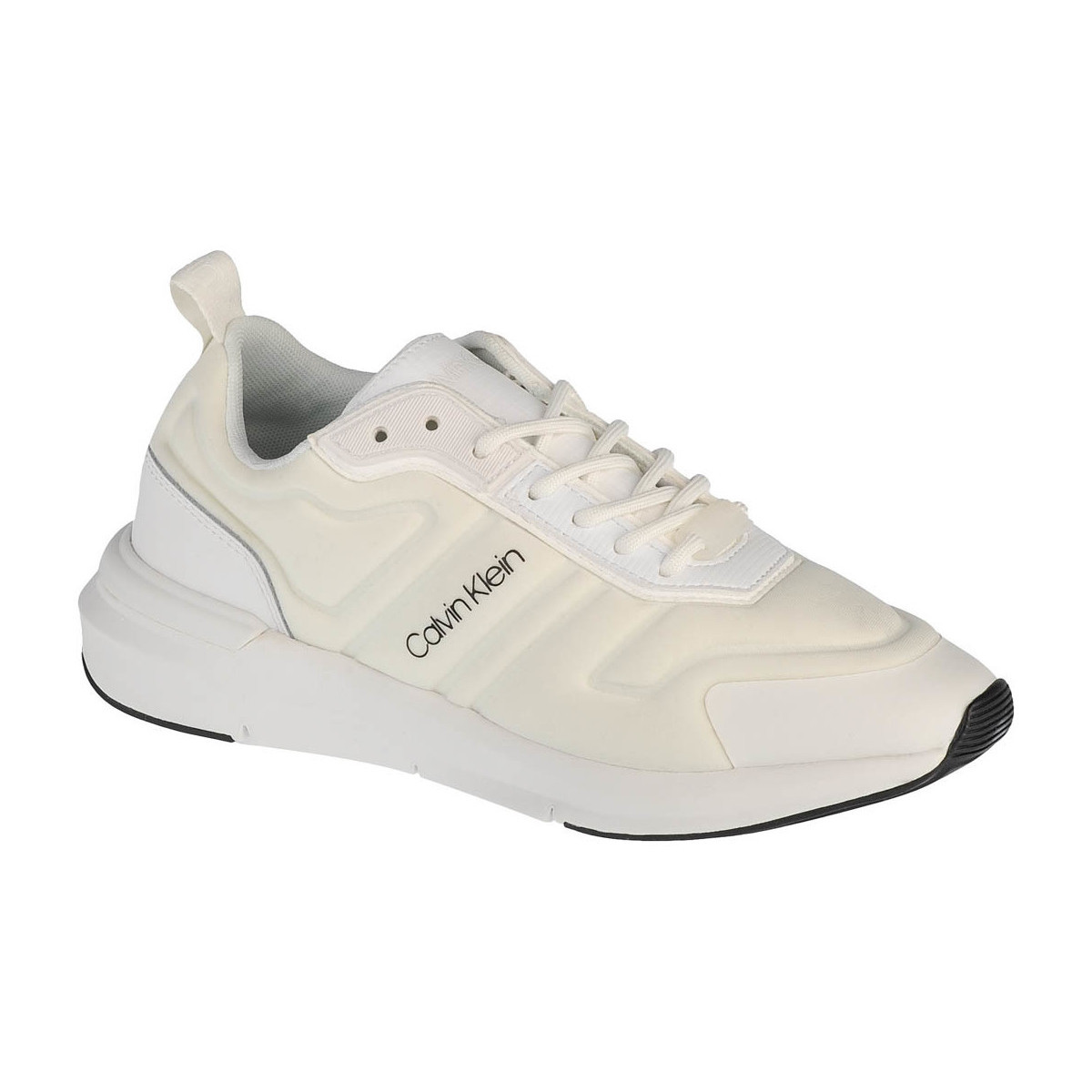 Schuhe Damen Sneaker Low Calvin Klein Jeans Flexrunner Tech Weiss