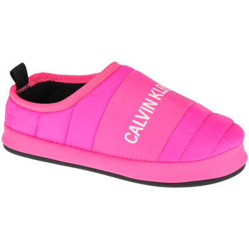 Schuhe Damen Hausschuhe Calvin Klein Jeans Home Shoe Slipper Rosa