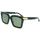 Uhren & Schmuck Damen Sonnenbrillen Bottega Veneta BV1005S 008 Grüne Sonnenbrille Kaki