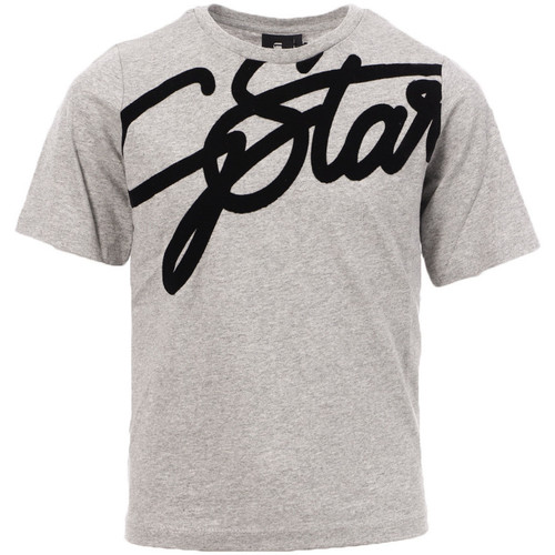 Kleidung Kinder T-Shirts G-Star Raw SR10586 Grau