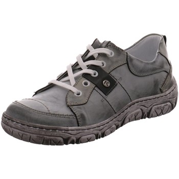 Schuhe Damen Sneaker Low Krisbut Schnuerschuhe 2520-2 grau