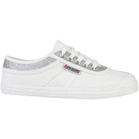 Schuhe Damen Sneaker Low Kawasaki FOOTWEAR - Glitter canvas shoe - silver Weiss