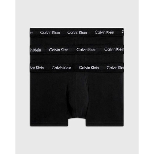 Unterwäsche Herren Boxershorts Calvin Klein Jeans 0000U2664G 3P LR TRUNK Schwarz