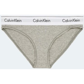 Unterwäsche Damen Slips Calvin Klein Jeans 0000F3787E BIKINI Grau
