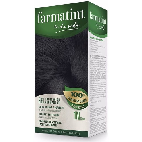 Beauty Haarfärbung Farmatint Gel Coloración Permanente 1n-negro 