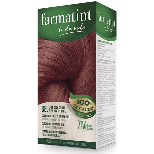 Beauty Haarfärbung Farmatint Gel Coloración Permanente 7m-rubio Caoba 