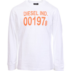 Kleidung Jungen T-Shirts & Poloshirts Diesel 00J4YC-00YI9 Weiss