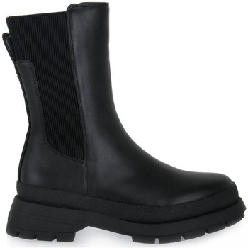 Schuhe Damen Low Boots Buffalo SHARI BLACK Schwarz