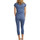 Kleidung Damen Pyjamas/ Nachthemden Lisca Pyjama Leggings Tunika Kurzarm Juliette Blau