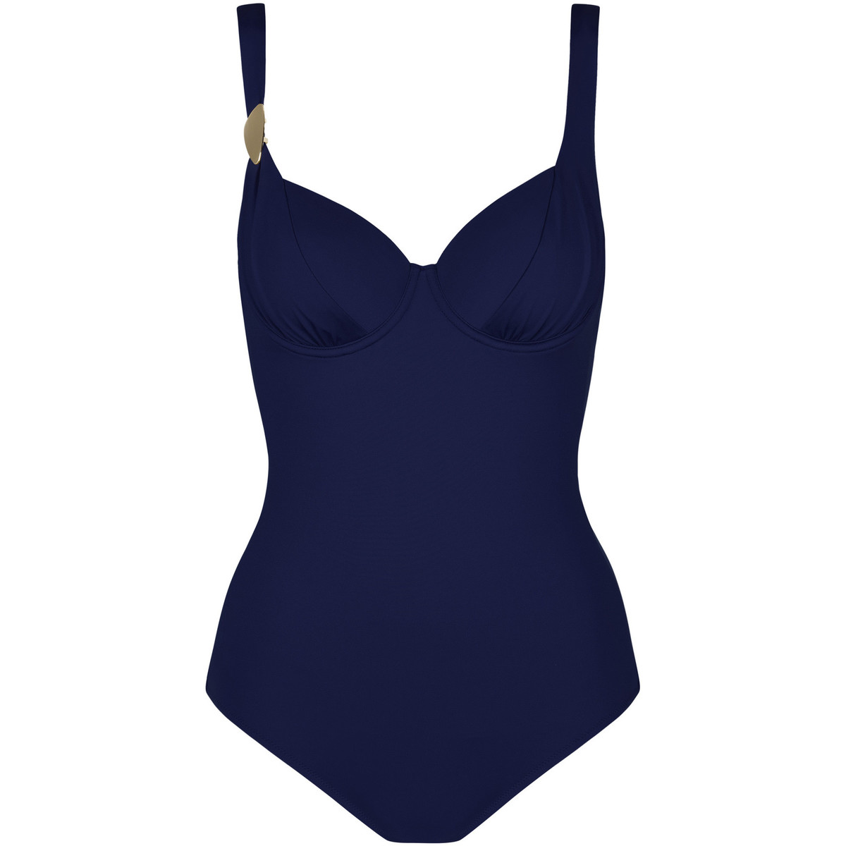Kleidung Damen Badeanzug Lisca Einteiliger Badeanzug mit Armatur und mehreren Positionen Blau