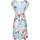 Kleidung Damen Kleider Lisca Sommerkleid mit kurzen Ärmeln Hawaii Grau