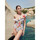 Kleidung Damen Badeanzug Lisca Einteiliger Badeanzug ohne Bügel Träger Hawaii Grau
