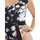 Kleidung Damen Badeanzug Lisca Einteiliger Badeanzug ohne Bügel Träger Hawaii Schwarz