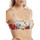 Kleidung Damen Bikini Ober- und Unterteile Lisca Vorgeformtes Bandeau-Badeanzug-Top Hawaii Grau