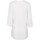 Kleidung Damen Pareo Lisca Strandtunika mit Dreiviertel-Ärmeln Panama Weiss