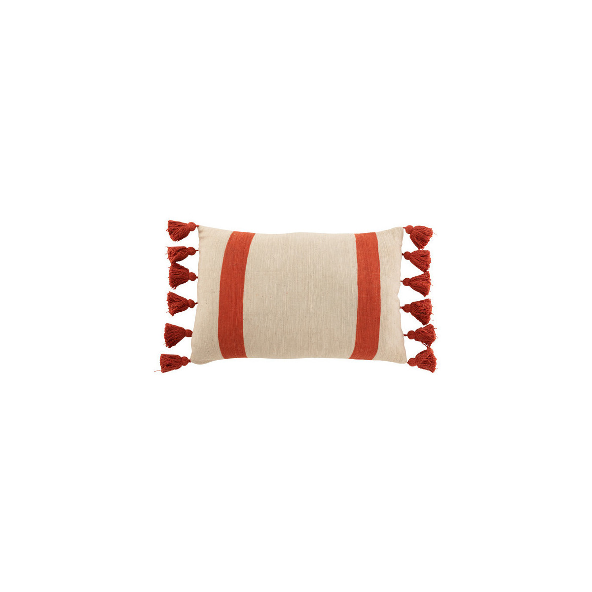 Home Kissen J-line COUSSIN PLAG RAY RECT COT CORA Rot