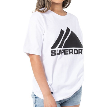 Kleidung Damen T-Shirts & Poloshirts Superdry W1010607A Weiss