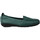 Schuhe Damen Slipper Natural Feet Mokassin Marie Farbe: grün Grün