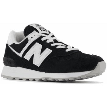 Schuhe Damen Sneaker Low New Balance 574 Schwarz, Weiß