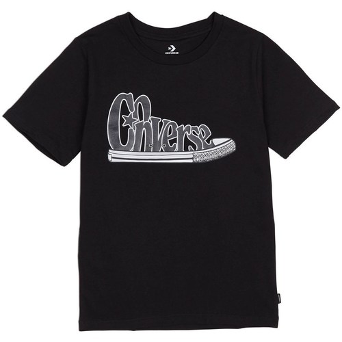 Converse High Top Graphic Tee Schwarz - Kleidung T-Shirts Damen 7100 