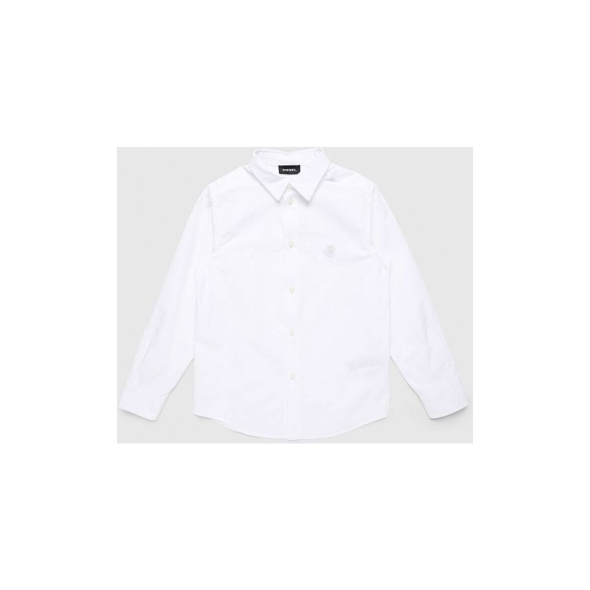 Kleidung Jungen Langärmelige Hemden Diesel 00J4QM KXB25 CSBILL-K100 WHITE Weiss