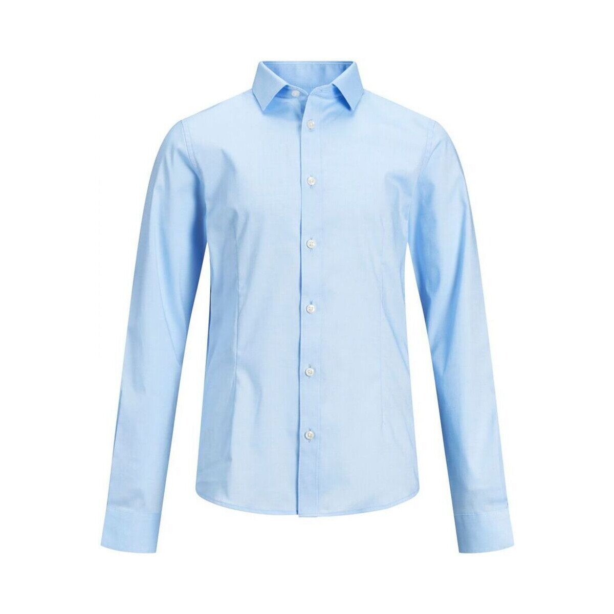 Kleidung Jungen Langärmelige Hemden Jack & Jones 12151620 PARMA JR-CASHMERE BLUE Blau