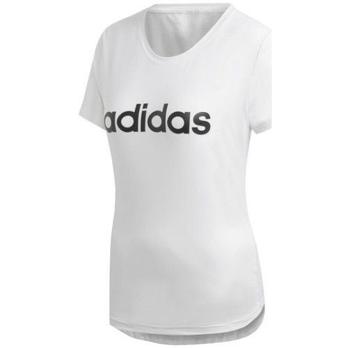 Kleidung Damen T-Shirts adidas Originals adidas Design 2 Move Logo Tee Weiss