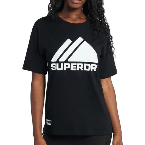 Kleidung Damen T-Shirts & Poloshirts Superdry W1010607A Schwarz