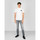 Kleidung Herren Polohemden Les Hommes LKT500 731U | Slim Fit Pique Polo with Metal Logo Weiss