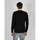 Kleidung Herren Pullover Les Hommes LKK103-606U | Fit Jumper In Fine Gage Pocket With Zip Schwarz