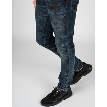 Les Hommes LKD320 512U | 5 Pocket Slim Fit Jeans Blau