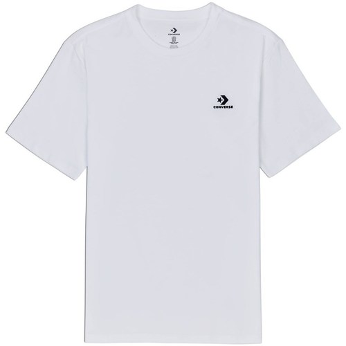 Kleidung Herren T-Shirts Converse Embroidered Star Chevron Weiss