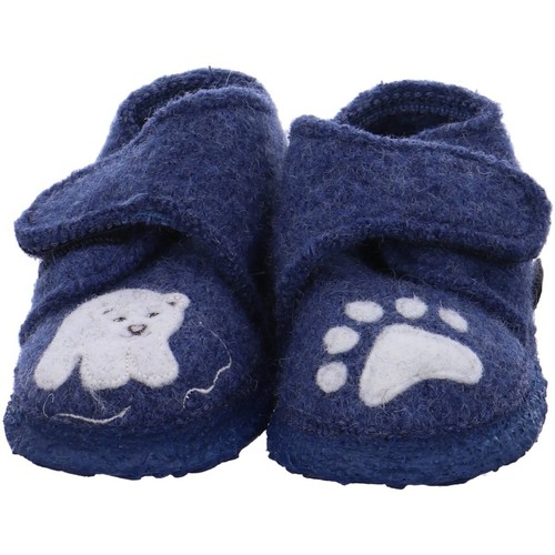 Schuhe Jungen Babyschuhe Nanga Hausschuhe Little Polar Bear, 21-0416-30 Blau