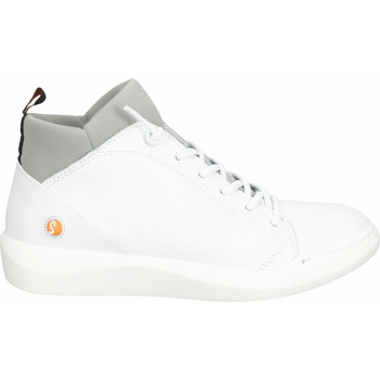 Schuhe Damen Sneaker High Softinos Sneaker Weiß/Grau