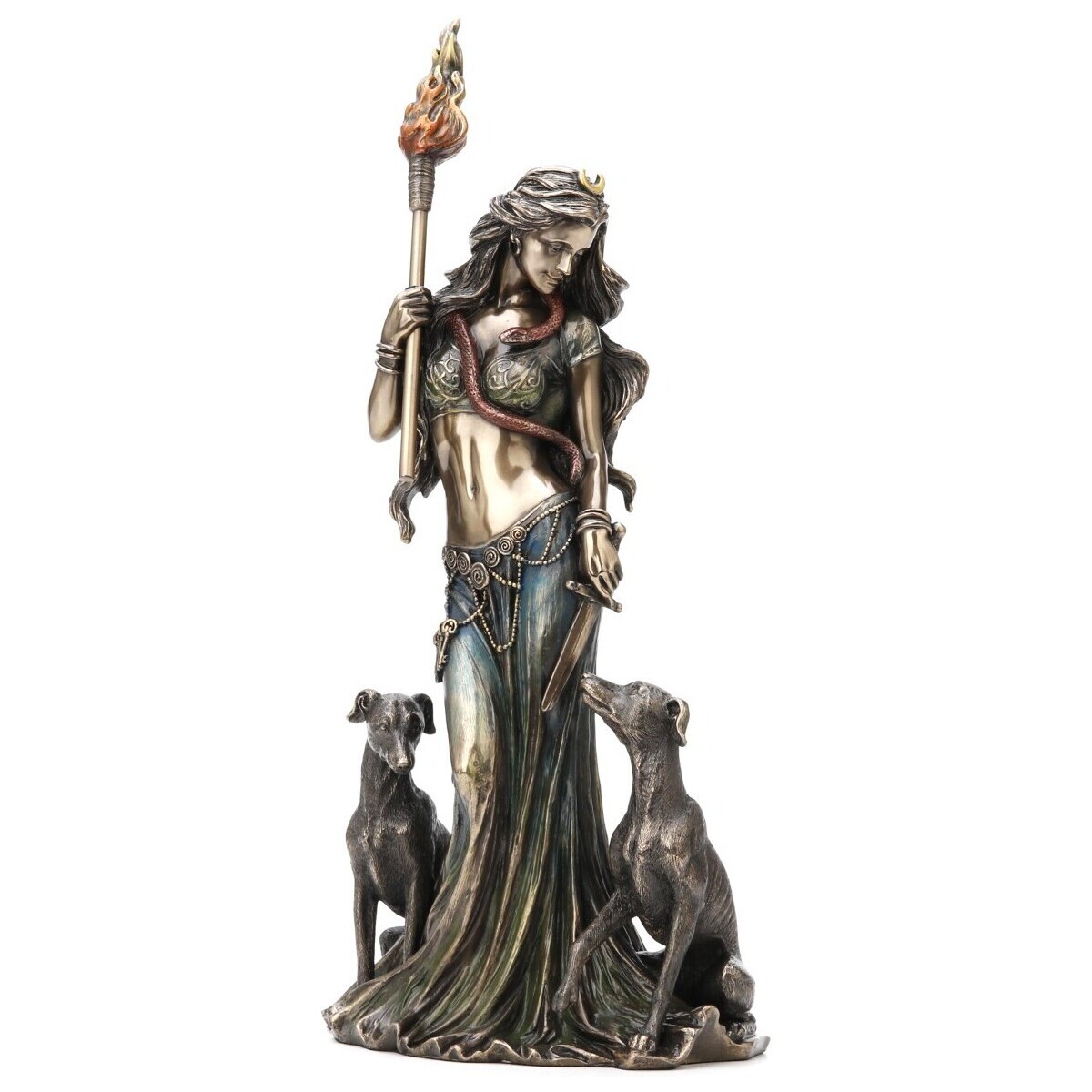 Home Statuetten und Figuren Signes Grimalt Griechische Göttin Figure Hecate Grau