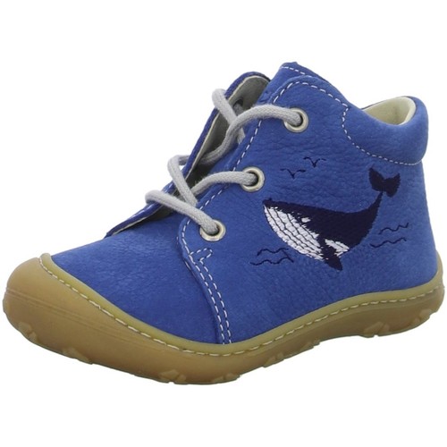 Schuhe Jungen Babyschuhe Ricosta Schnuerschuhe Lucky 50 1201202/150 Blau
