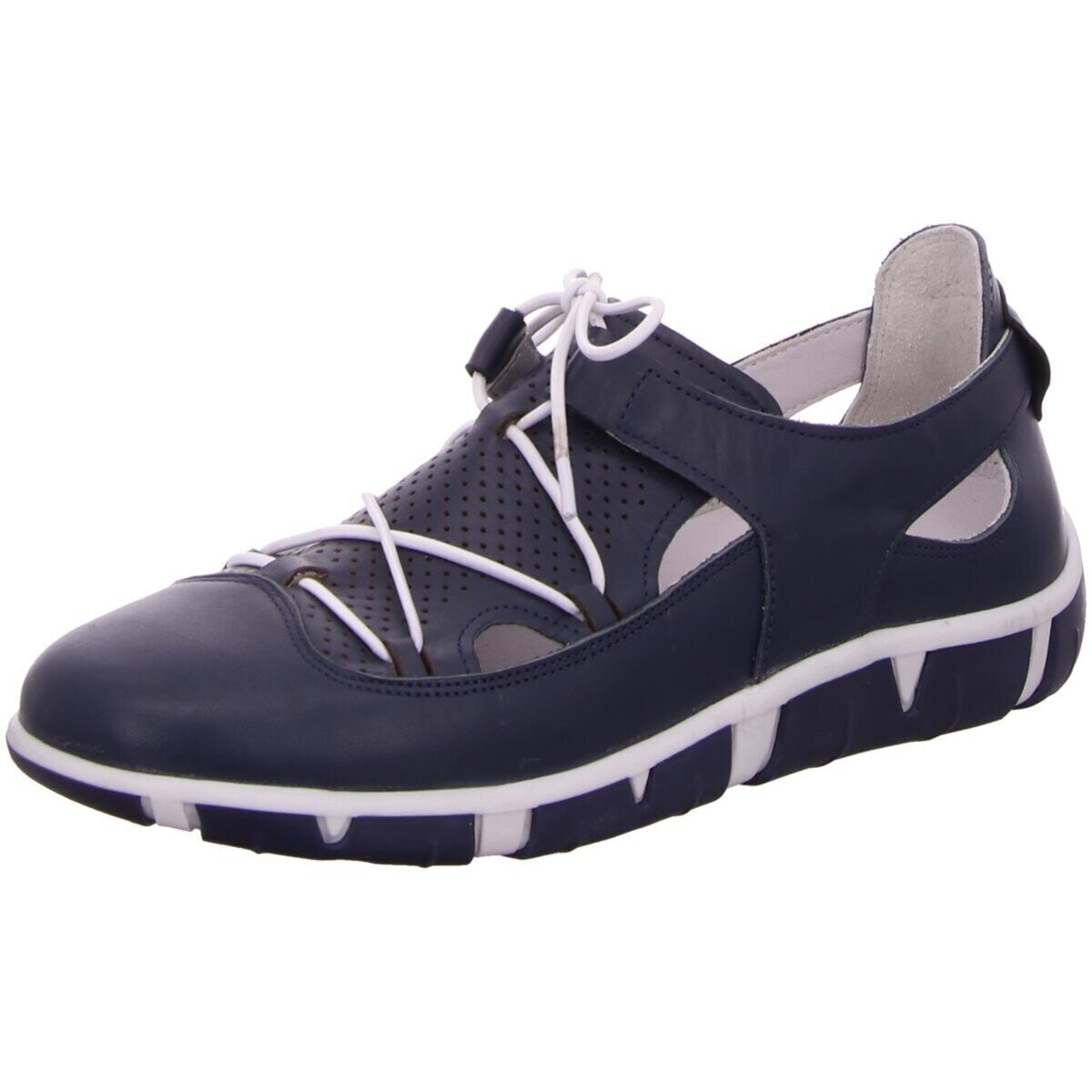 Schuhe Damen Derby-Schuhe & Richelieu Manitu Schnuerschuhe 840022-05 Blau